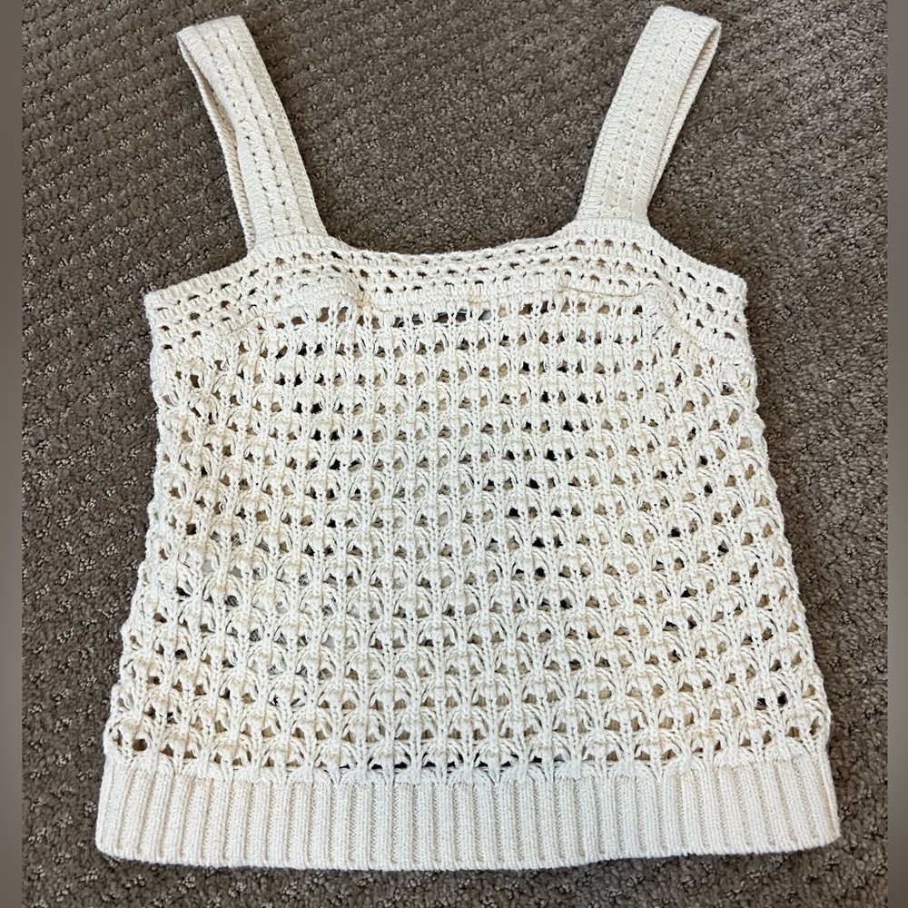 Mango Women’s Crochet Cami Tank